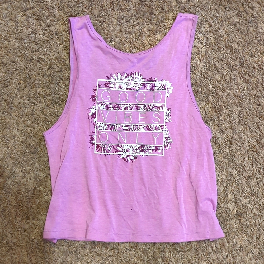 [ S/M ] Good Vibes Only Tank Top – sugar and bruno